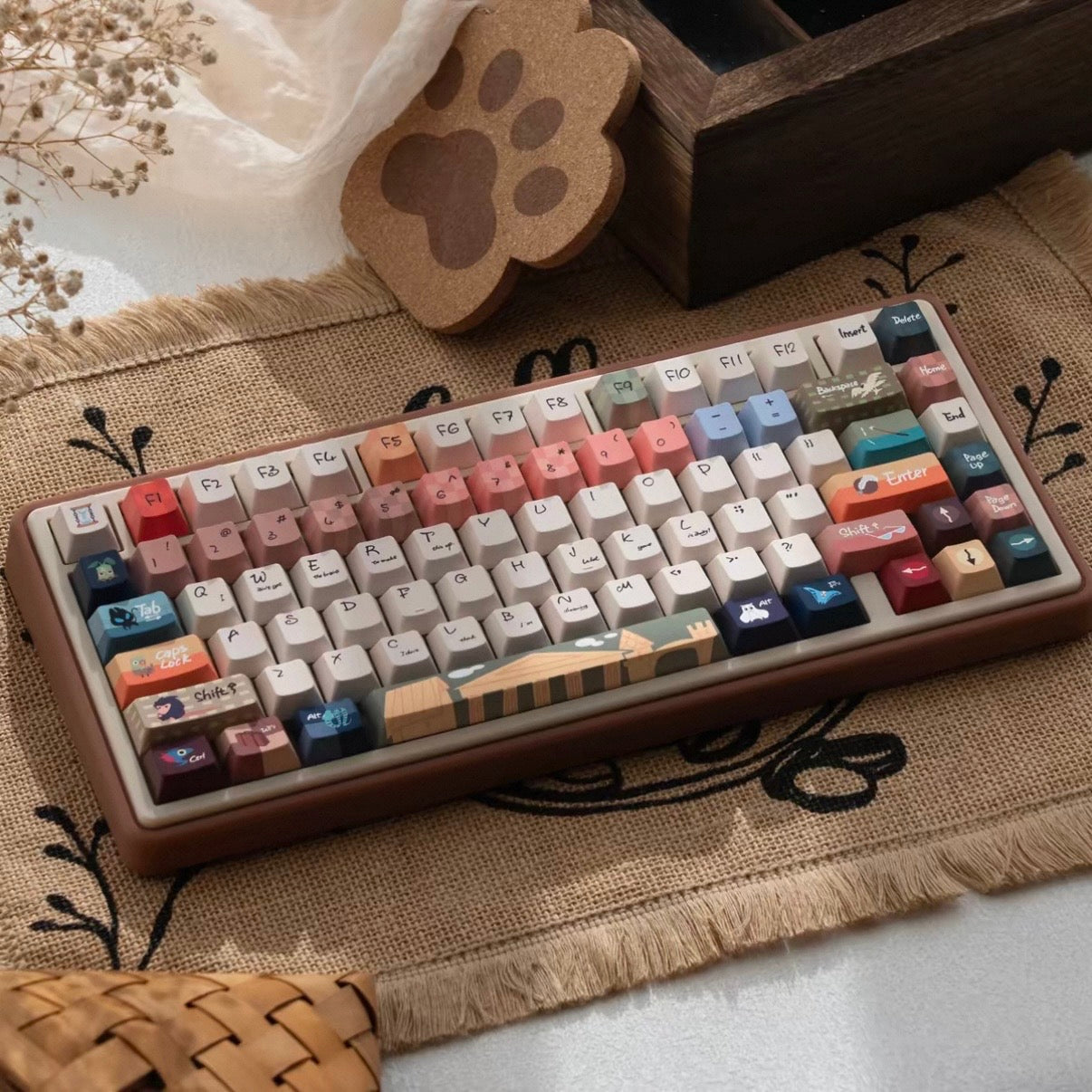 Ure Lab UR82 Wireless Mechanical Keyboard 82 Keys RGB 3 Mode